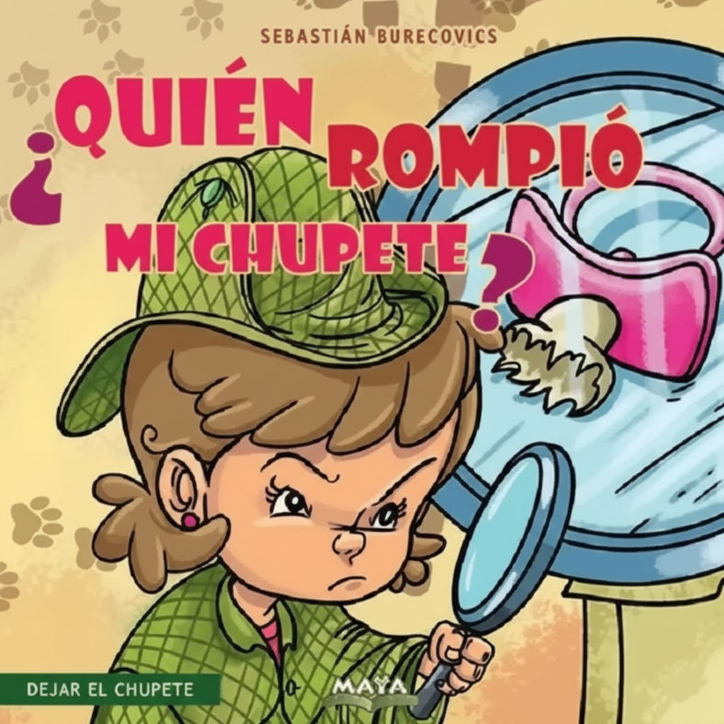 Libro infantil ¿QUIÉN ROMPIÓ MI CHUPETE? — categoría Cuentos para niños de 0 a 3 años — Ramé Contando Cuentos