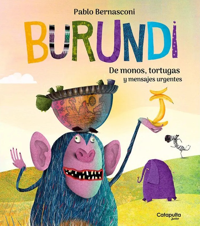 Libro infantil BURUNDI-  DE MONOS, TORTUGAS Y MENSAJES URGENTES — categoría Cuentos para niños de 5 a 8 años — Ramé Contando Cuentos