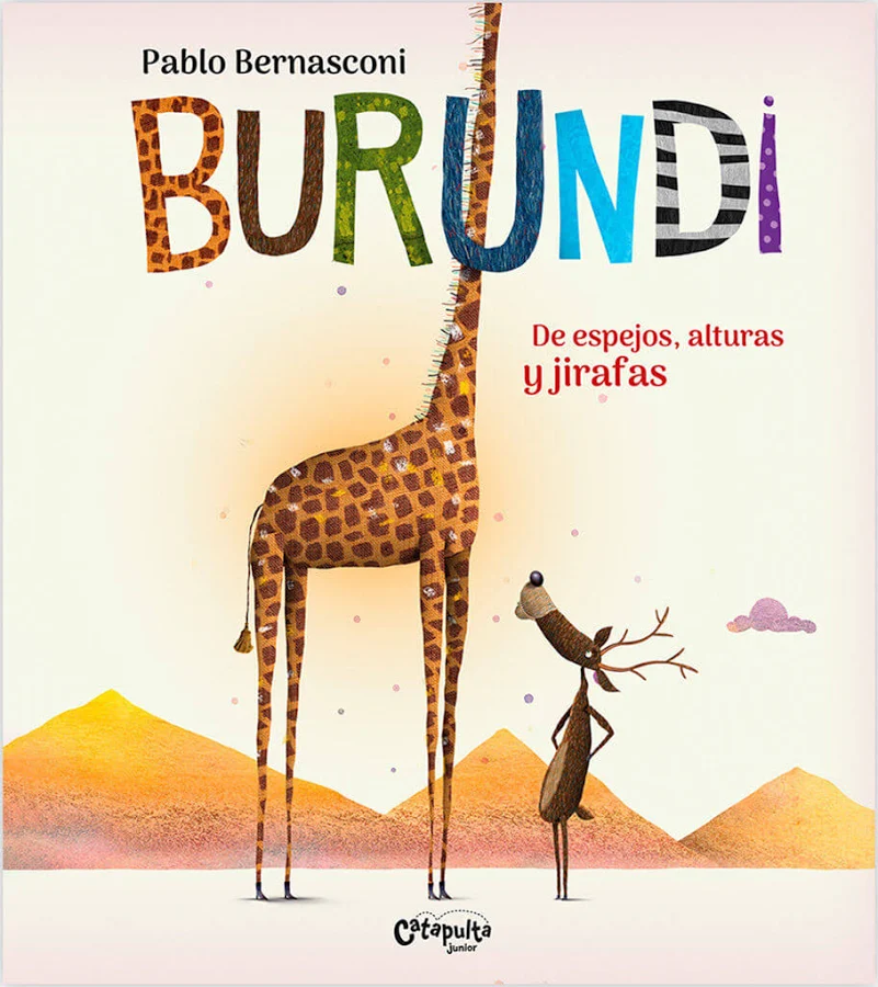 Libro infantil BURUNDI-  DE ESPEJOS, ALTURAS Y JIRAFAS — categoría Cuentos para niños de 5 a 8 años — Ramé Contando Cuentos