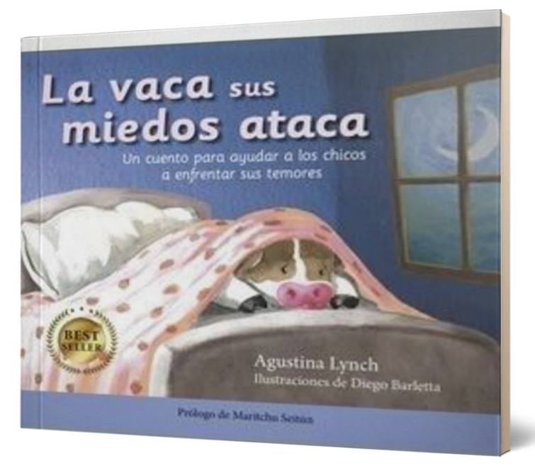 Libro infantil LA VACA SUS MIEDOS ATACA (TAPA BLANDA) — categoría Cuentos para niños de 3 a 5 años — Ramé Contando Cuentos