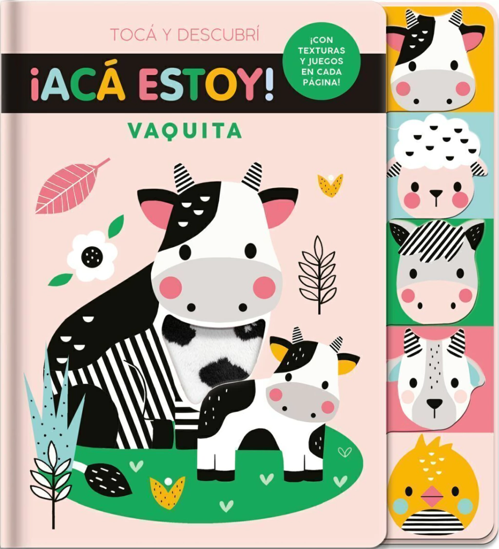 Libro infantil ¡ACA ESTOY! VAQUITA — categoría Cuentos para niños de 0 a 3 años — Ramé Contando Cuentos