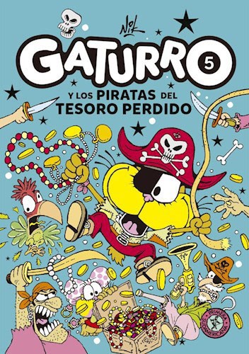 Libro infantil GATURRO Y LOS PIRATAS DEL TESORO PERDIDO — categoría Cuentos para niños + de 7 años — Ramé Contando Cuentos