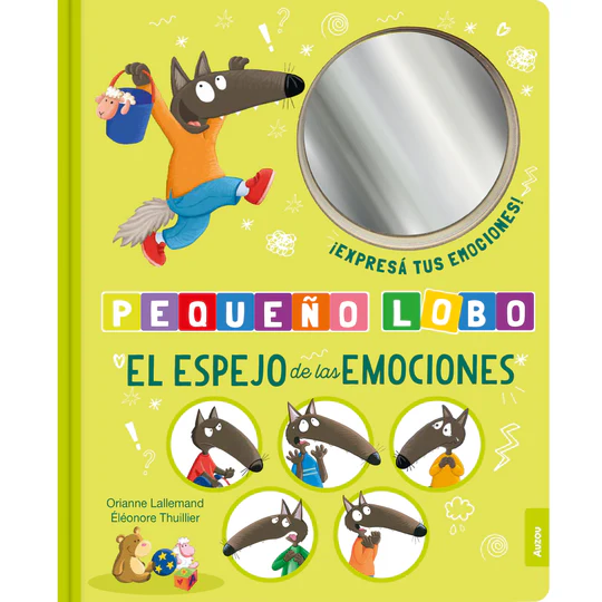 Portada del libro infantil Pequeño Lobo: El espejo de las emociones