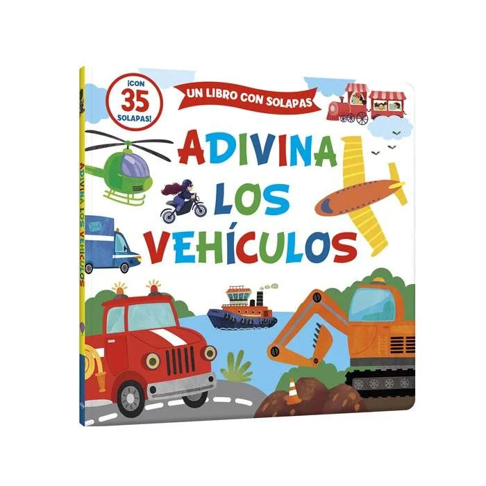 Libro infantil Adivina los vehículos (con solapas) — categoría Cuentos para niños de 3 a 5 años — Ramé Contando Cuentos