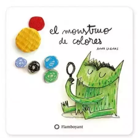 Portada del libro infantil EL MONSTRUO DE LOS COLORES (CARTONÉ)