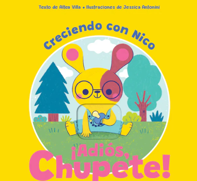 Portada del libro infantil ADIOS CHUPETE!