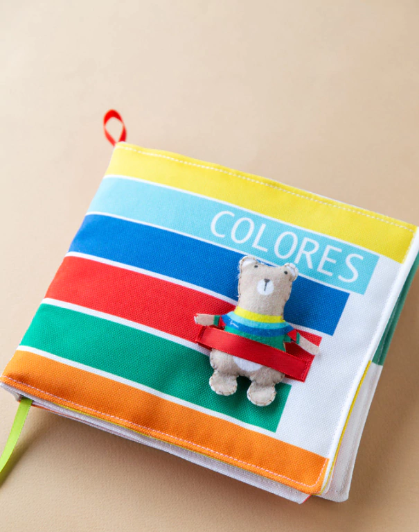 Portada del libro infantil LOS COLORES (LIBRO DE TELA)