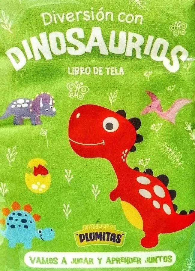 Libro infantil DIVERSION CON LOS DINOSAURIOS (LIBRO DE TELA) — categoría Cuentos para niños de 0 a 3 años — Ramé Contando Cuentos