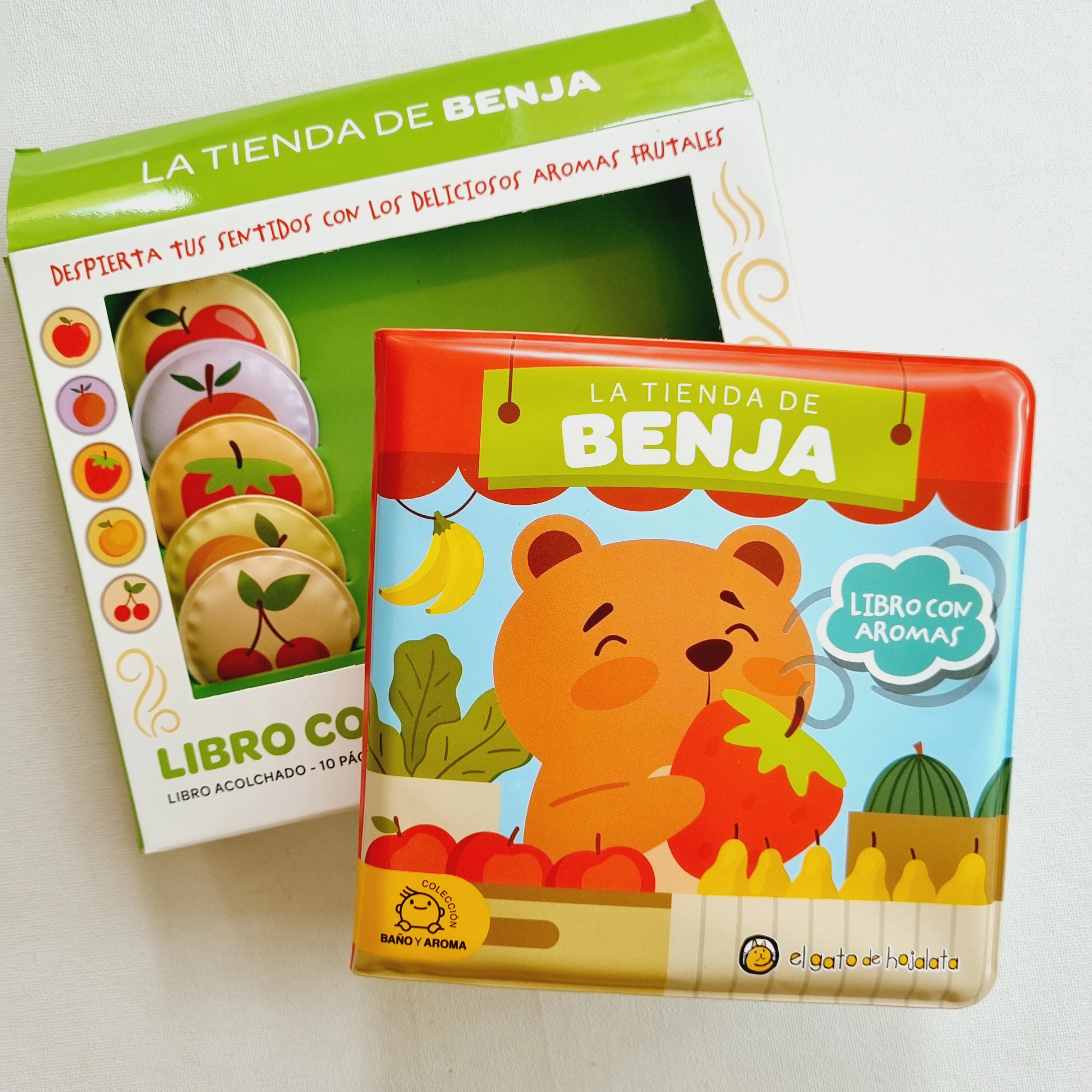 Libro infantil LA TIENDA DE BENJA BAÑO Y AROMA — categoría Cuentos para niños de 0 a 3 años — Ramé Contando Cuentos