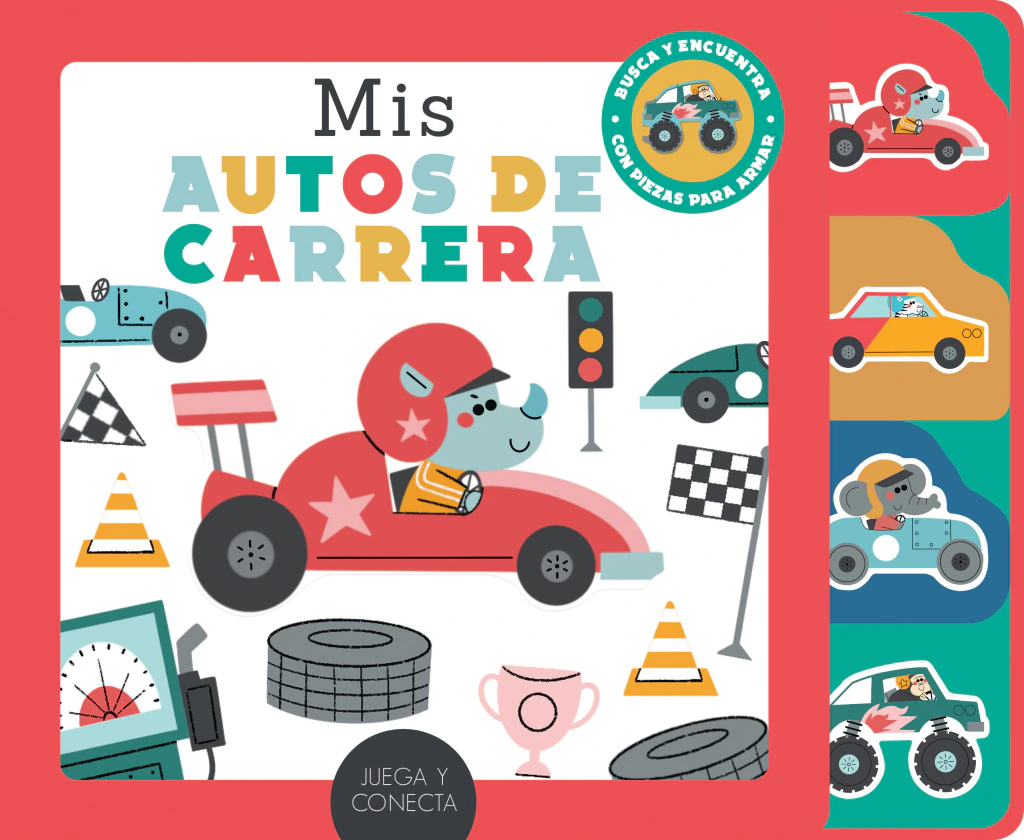 Libro infantil MIS AUTOS DE CARRERA — categoría Cuentos para niños de 0 a 3 años — Ramé Contando Cuentos